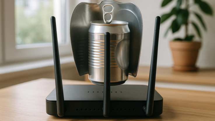 Jak zlepšit výkon Wi-Fi signálu. Pomůže trik s plechovkou