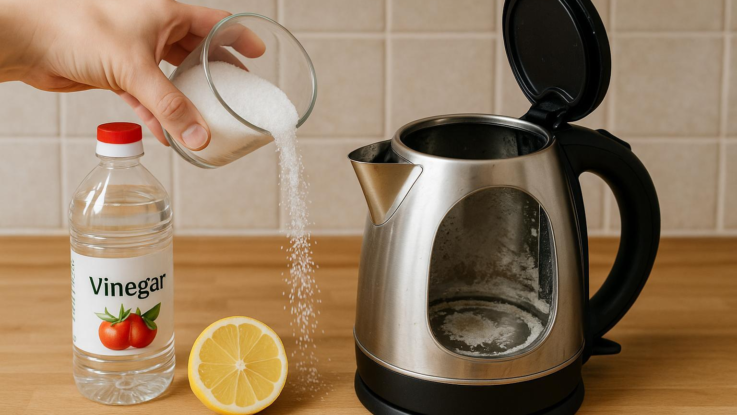 Jak odstranit vodní kánek z konvice. Levně, rychle a bez námahy