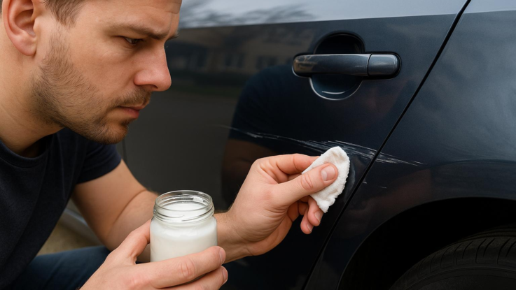 jak opravit skrabanec na aute pomuze vam surovina kterou mate doma Jak opravit škrábanec na autě. Pomůže vám surovina, kterou máte doma