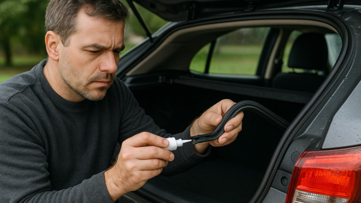 Jak opravit poškozené těsnění kufru. Zabráníte zatékání