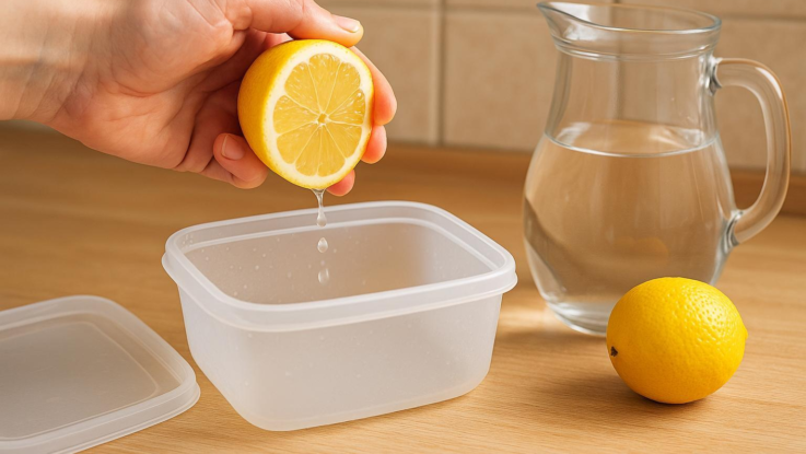 jak vycistit plastove nadoby od zapachu pomuze citron a voda Jak vyčistit plastové nádoby od zápachu. Pomůže citron a voda