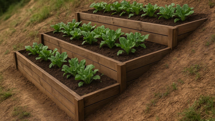 jak postavit zahon na svahu zabranite splaveni destem Jak postavit záhon na svahu. Zabráníte splavení deštěm