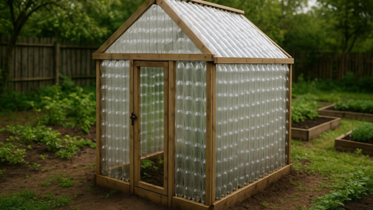 jak postavit maly sklenik z pet lahvi levne a ucinne reseni Jak postavit malý skleník z PET lahví. Levné a účinné řešení