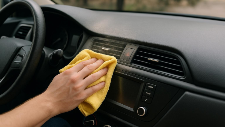 jak odstranit prach z pristrojove desky staci jeden hadrik Jak odstranit prach z přístrojové desky. Stačí jeden hadřík