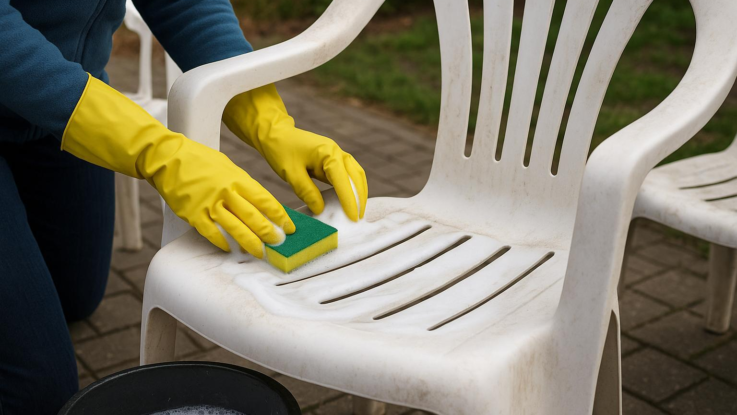 jak vycistit plastove zidle zmizi spina i zasle fleky Jak vyčistit plastové židle. Zmizí špína i zašlé fleky