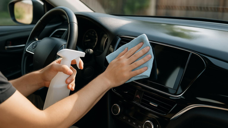 Jak vyčistit palubní desku. Bude se lesknout jako nová