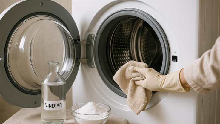 jak vycistit pracku aby nezapachala staci ocet a jedla soda Jak vyčistit pračku, aby nezapáchala. Stačí ocet a jedlá soda
