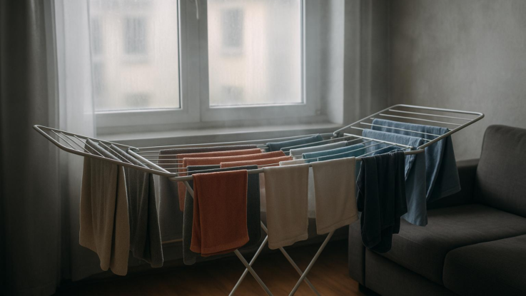 Jak správně sušit prádlo v pokoji? Lidé ho suší špatně a zadělávají si na problémy