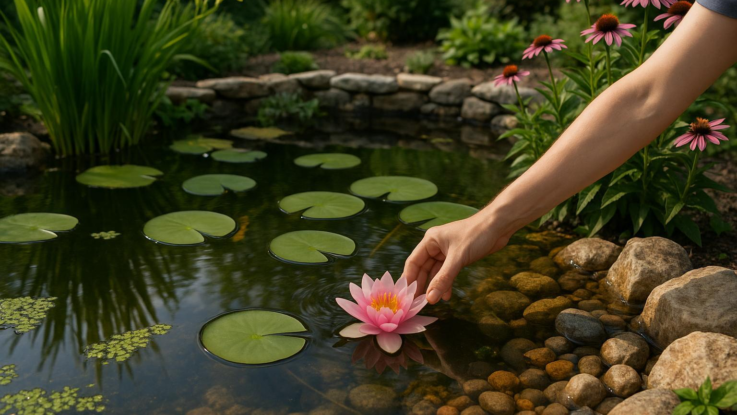 Jak oživit zahradní jezírko. Stačí pár drobných změn