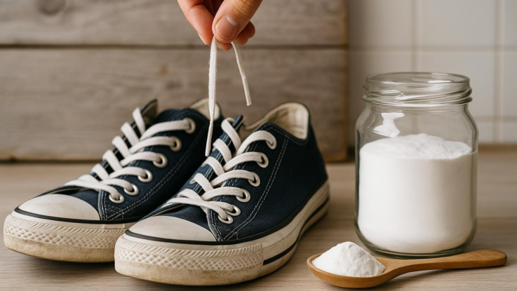Jak odstranit zápach z bot. Pomůže jedlá soda