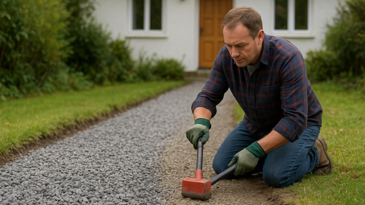 jak zpevnit cestu sterkem nebudete ji muset porad dorovnavat Jak zpevnit cestu štěrkem. Nebudete ji muset pořád dorovnávat