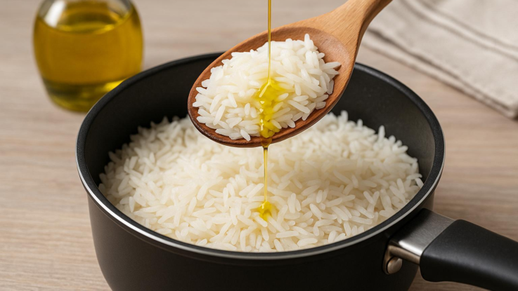Jak připravit rýži, aby se neslepila. Pomůže jednoduchý trik s olejem