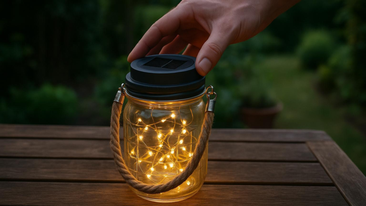 Jak vyrobit solární lampu na zahradu. Ušetříte a vytvoříte kouzelnou atmosféru