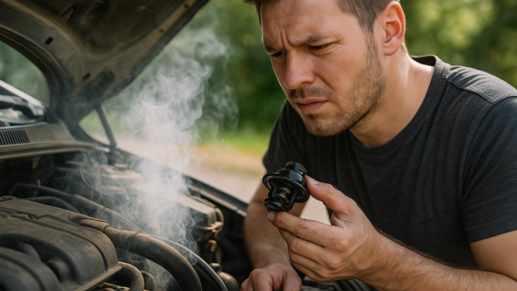 jak poznat ze odesel termostat motor se prehriva nebo netopi Jak poznat, že odešel termostat. Motor se přehřívá nebo netopí