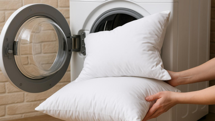 jak prat polstare aby neztratily tvar budou jako nove a nadychane Jak prát polštáře, aby neztratily tvar. Budou jako nové a nadýchané