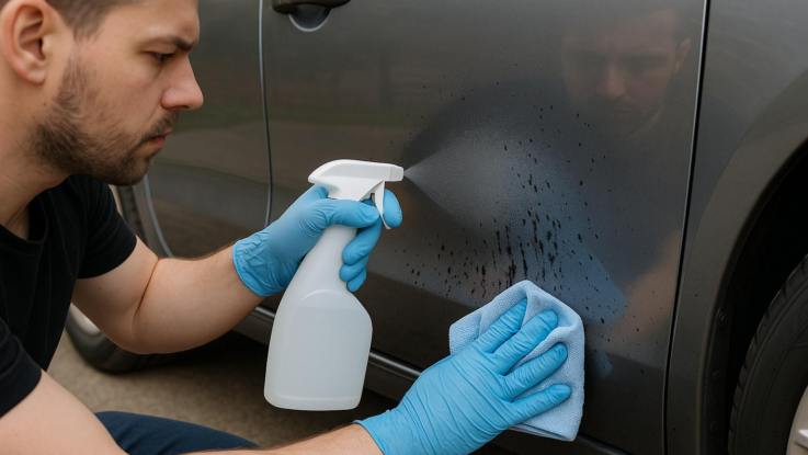 Jak odstranit asfalt z karoserie. Bez poškození laku