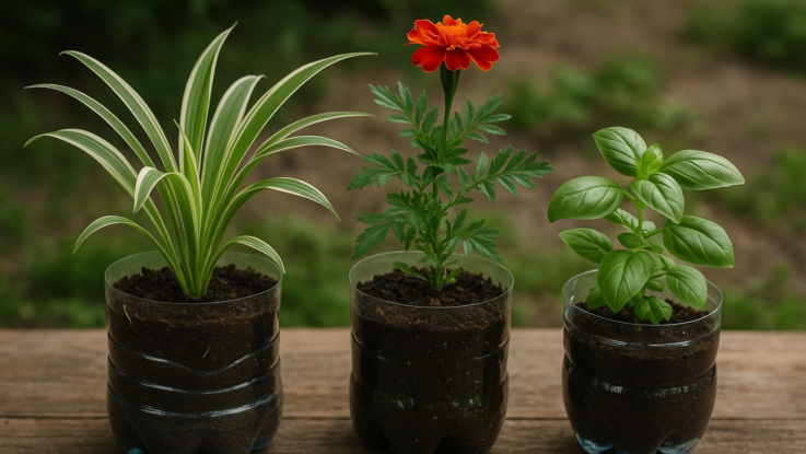 jak vyrobit kvetinace z plastovych lahvi levne ekologicky a hezky Jak vyrobit květináče z plastových lahví. Levně, ekologicky a hezky