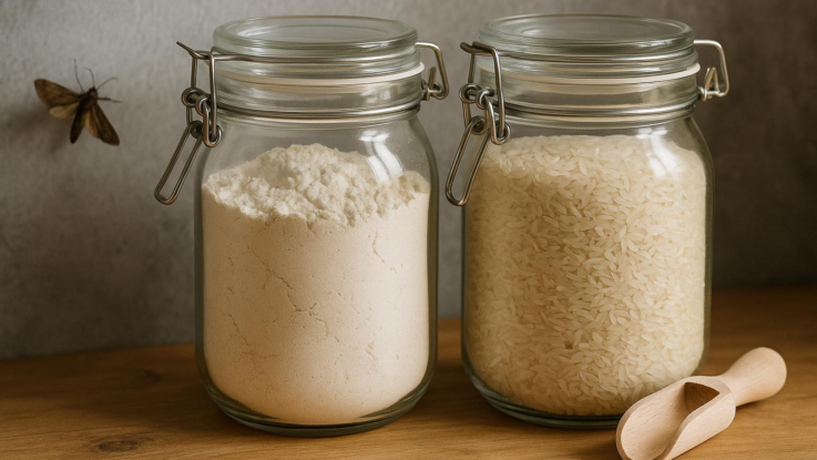 jak skladovat mouku a ryzi zabranite molum i vlhkosti Jak skladovat mouku a rýži. Zabráníte molům i vlhkosti