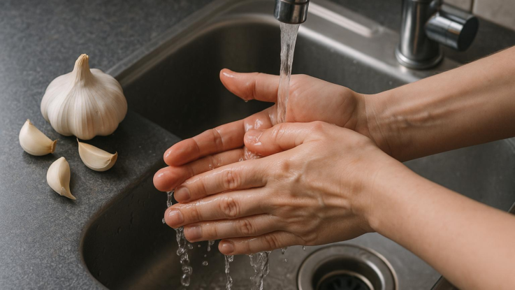 Jak odstranit zápach z rukou po česneku. Stačí jeednoduchý trik