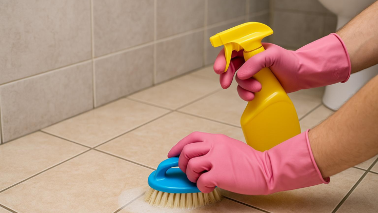 Jak vyčistit dlažbu v koupelně. Lesk a barva budou zase jako nové