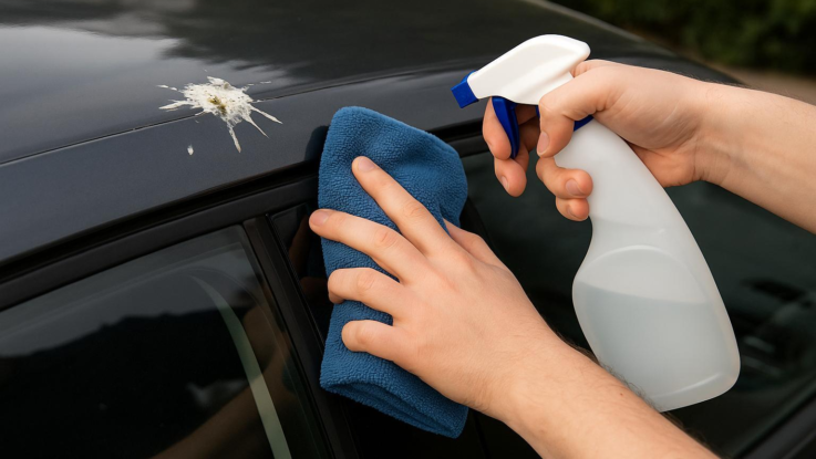 jak odstranit ptaci trus z karoserie zabranite poskozeni laku Jak odstranit ptačí trus z karoserie. Zabráníte poškození laku