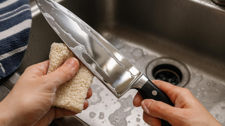 jak vycistit kuchynsky nuz vratite mu ostrost i lesk Jak vyčistit kuchyňský nůž. Vrátíte mu ostrost i lesk