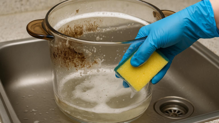 Jak vyčistit skleněný hrnec. Zmizí i zašlé usazeniny