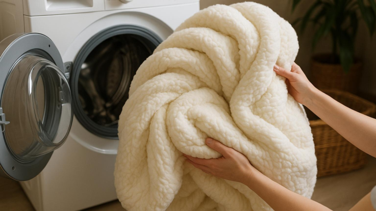 Jak vyprat deku, aby zůstala nadýchaná. Zapomeňte na sušičku