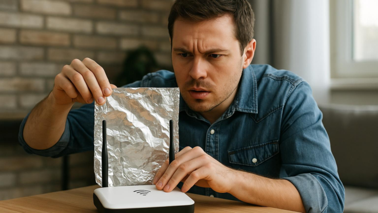Jak zlepšit signál Wi-Fi. Pomůže obyčejný kus hliníku