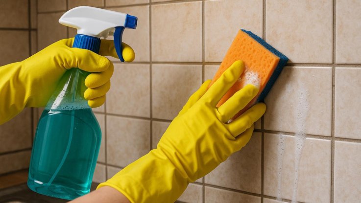 Jak vyčistit obklady na zdi. Zmizí mastnota i vodní kámen