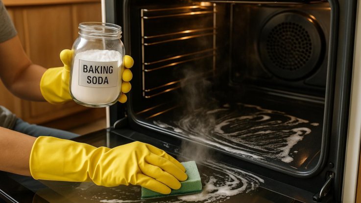 Jak vyčistit troubu bez chemie. Pomůže pára a jedlá soda
