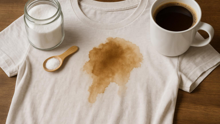 jak vycistit skvrny od kavy z obleceni pomuze bezna kuchynska surovina Jak vyčistit skvrny od kávy z oblečení. Pomůže běžná kuchyňská surovina
