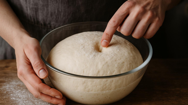 Jak poznat, že je těsto správně vykynuté. Existuje jednoduchý způsob