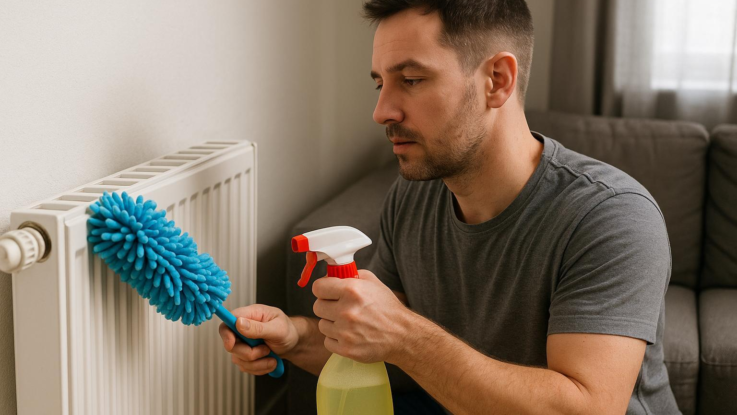 Jak vyčistit topení od prachu. Zlepšíte kvalitu vzduchu i vytápění