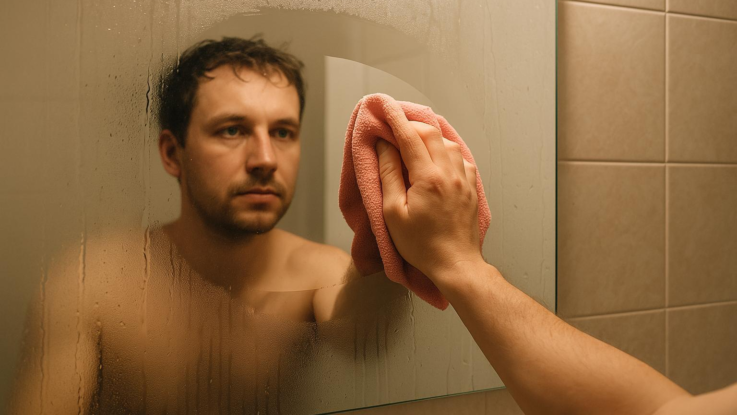 Jak zabránit rosení zrcadla v koupelně. Funguje jednoduchý trik