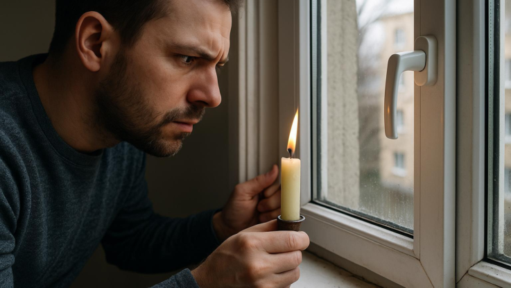 Jak poznat, že okna netěsní. Stačí jednoduchý test