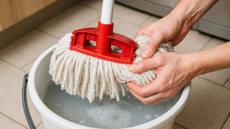 Jak vyčistit mop po vytírání. Bude jako nový a bez bakterií