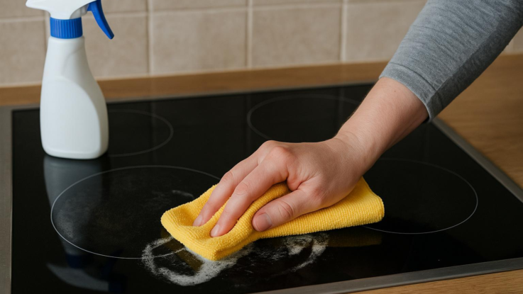 Jak vyčistit keramickou desku. Zmizí skvrny i bez škrábanců