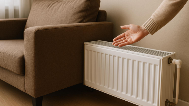 pozor na radiator zakryty nabytkem prichazite tim o cast tepla Pozor na radiátor zakrytý nábytkem. Přicházíte tím o část tepla