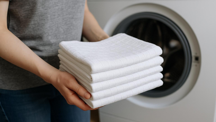 jak prat uterky aby byly bile jako nove pomuze levny trik z babiccina sesitu Jak prát utěrky, aby byly bílé jako nové. Pomůže levný trik z babiččina sešitu