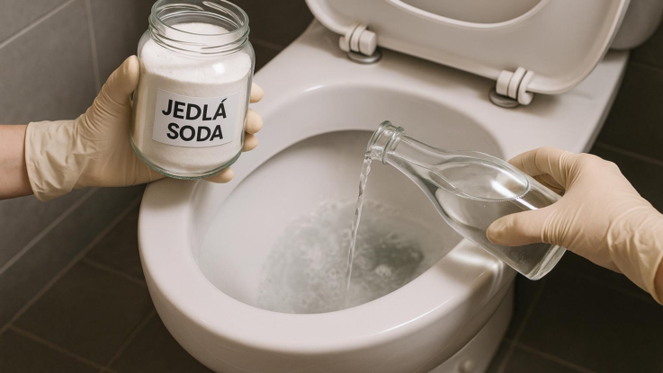 jak vycistit zachod bez chemie pomuze jedla soda a ocet Jak vyčistit záchod bez chemie. Pomůže jedlá soda a ocet