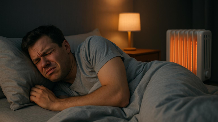 Nikdy nepřetápujte ložnici. Může to ovlivnit i kvalitu spánku