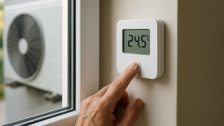 Pozor na nevhodné umístění termostatu. Může zkreslovat teplotu v domácnosti