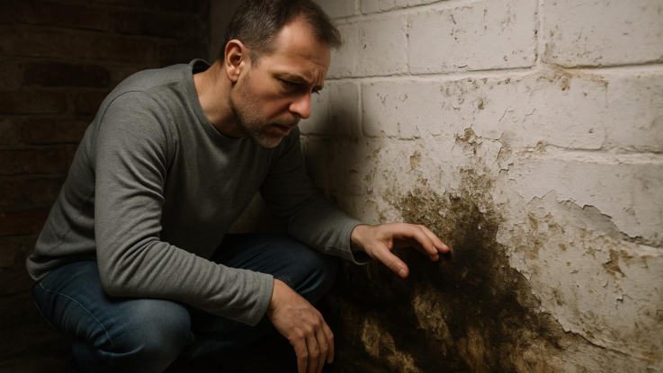 Pozor na vlhkost ve sklepě. Může signalizovat větší problém