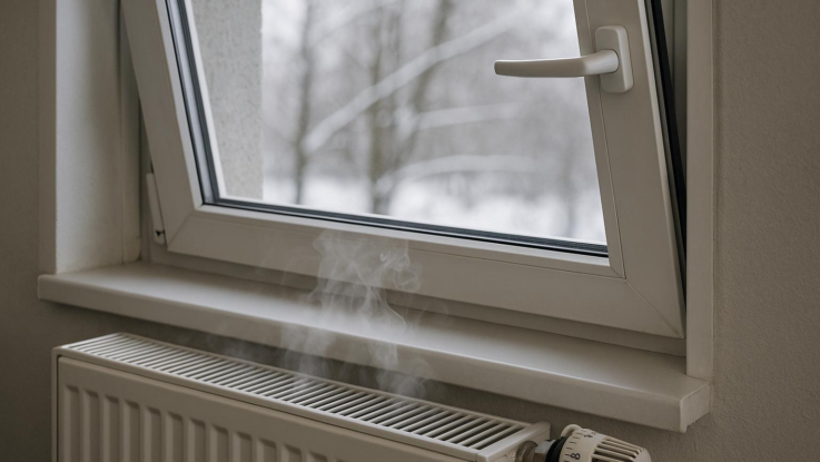 Nevětrejte dlouhodobě na ventilaci. Teplo tím zbytečně uniká