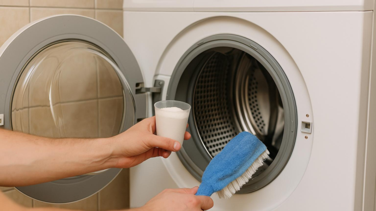 Jak vyčistit pračku za pár korun. Funguje to i bez speciálních přípravků